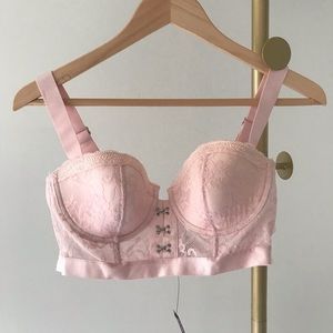 NWT ADORE ME Pink Clamshell Supportive Bra Size 38C
